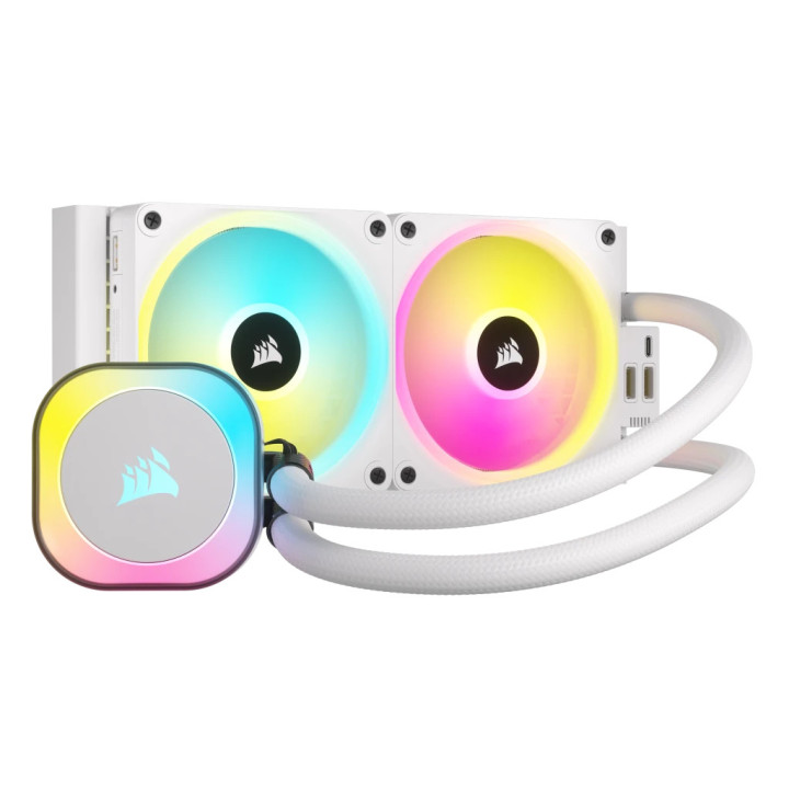 Corsair H100I Processador Arrefecimento híbrido 12 cm Branco