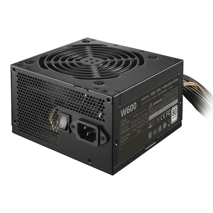 Cooler Master Elite NEX White 230V 600 fonte de alimentação 600 W 24-pin ATX ATX Preto