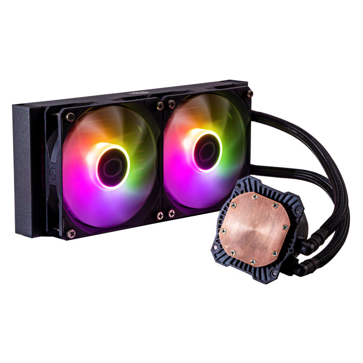 Cooler Master MasterLiquid 240L Core ARGB Processador Kit de arrefecimento líquido 12 cm Preto