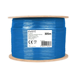 Ewent IM1224 cabo de rede Azul 305 m Cat6a U UTP (UTP)