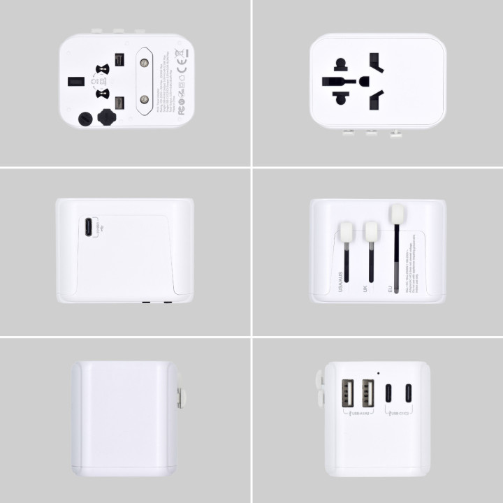 Ewent EW1470 adaptador de energia Universal Branco