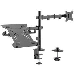 Ewent EW1519 Suporte para Computadores Portáteis Braço para computador portátil e monitor Preto 39,6 cm (15.6")