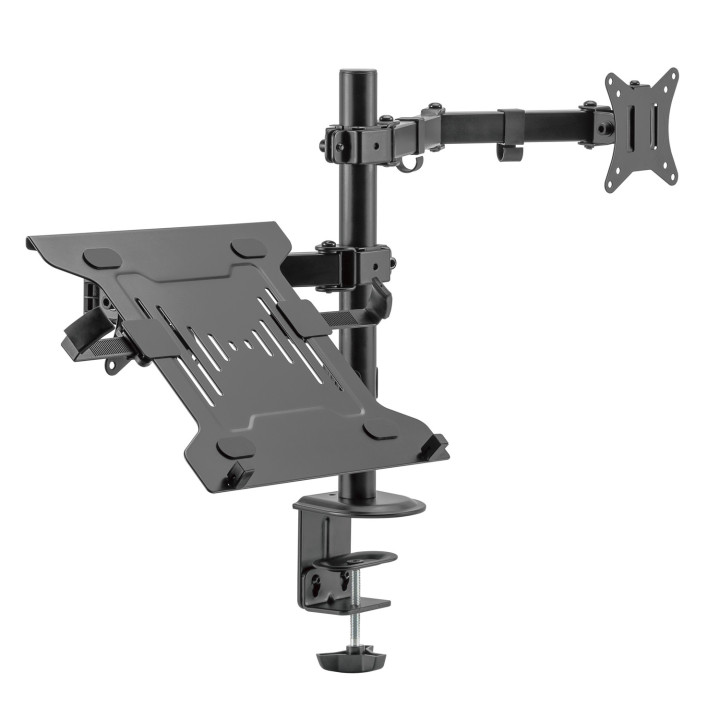 Ewent EW1519 Suporte para Computadores Portáteis Braço para computador portátil e monitor Preto 39,6 cm (15.6")