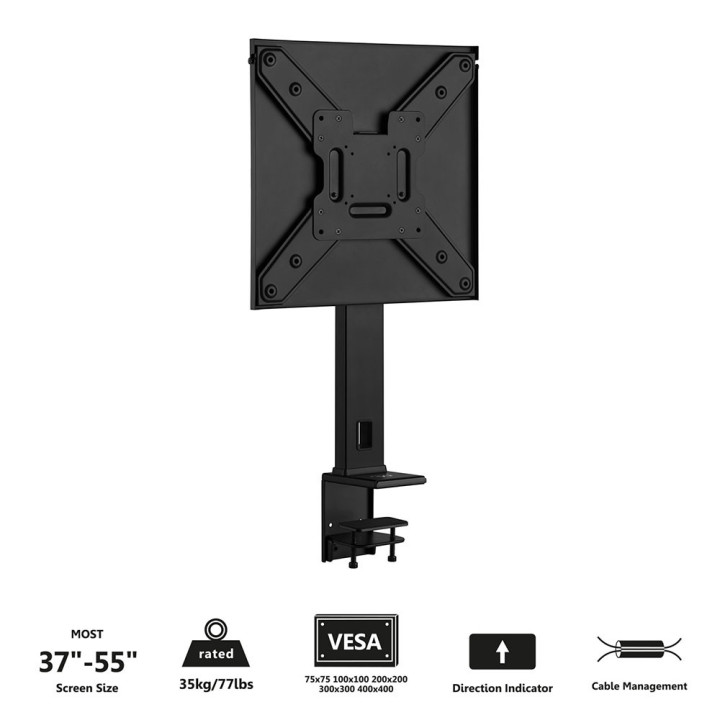 Ewent EW1543 suporte para TV 139,7 cm (55") Preto
