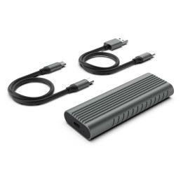 Ewent EW7025 Caixa para Discos Rígidos Compartimento SSD Cinzento M.2