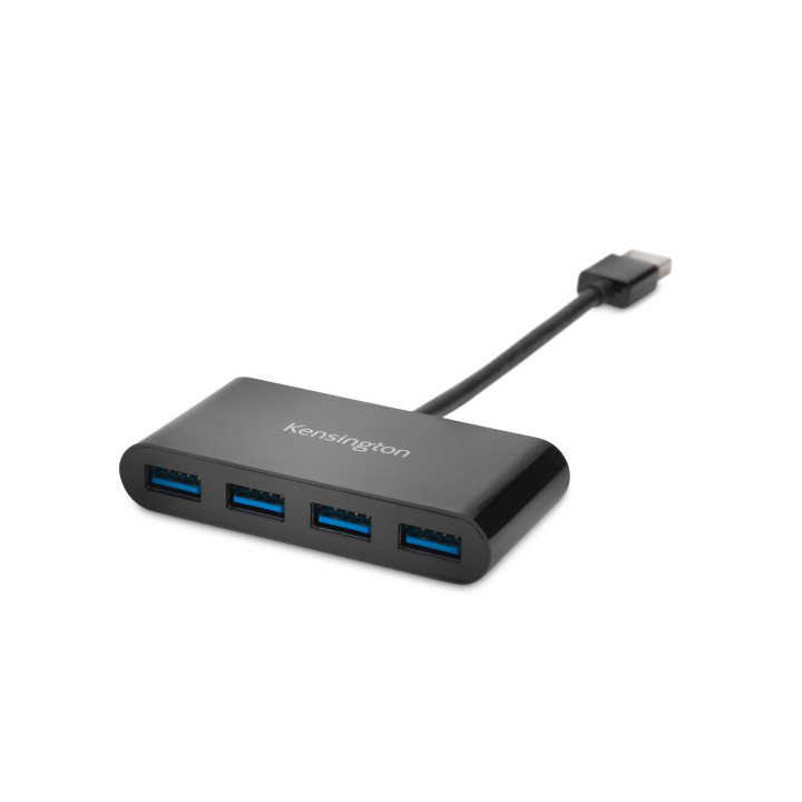 Kensington UH4000 Concentrador USB 3.0 de 4 portas — Preto