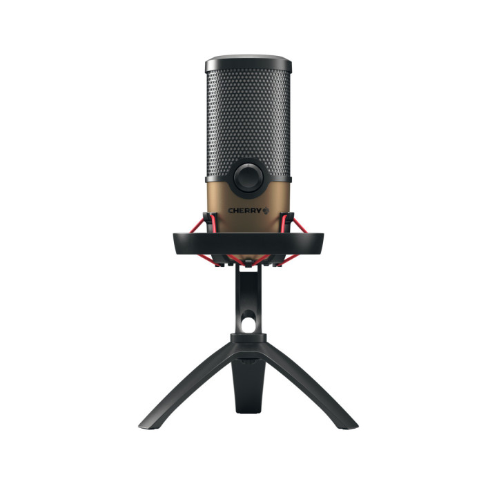 CHERRY UM 9.0 PRO RGB Preto, Cor do cobre Microfone de mesa