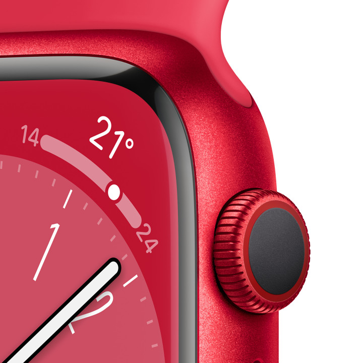 Apple Watch Series 8 OLED 45 mm Digital 396 x 484 pixels Ecrã táctil 4G Vermelho Wi-Fi GPS