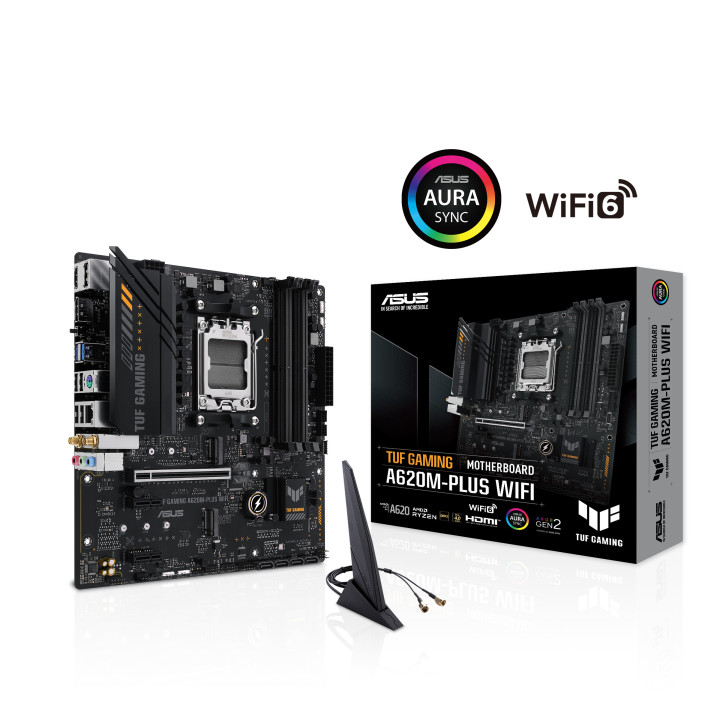 Mothorboard ASUS TUF GAMING A620M-PLUS WIFI AMD A620 AM5 micro ATX