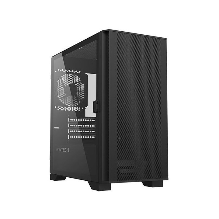 Caixa Micro-ATX Montech AIR 100 Lite Vidro Temperado Preto