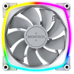 Ventoinha Montech RX120 PWM ARGB PWM 120mm Branco (Reversed Fan