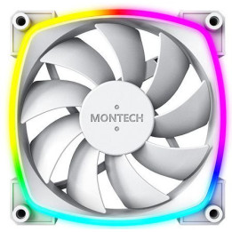 Ventoinha Montech AX120 PWM ARGB PWM 120mm Branco