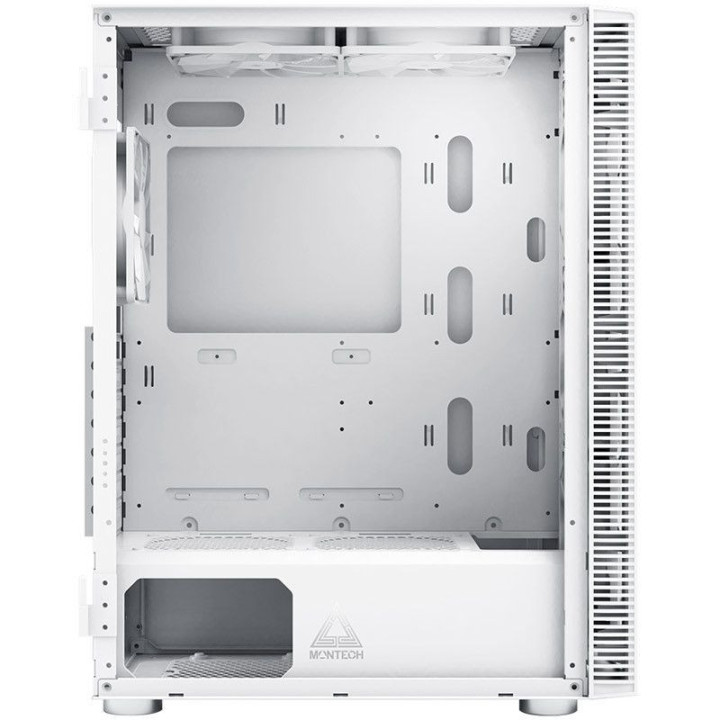 Caixa ATX Montech X3 Glass RGB Vidro Temperado Branco