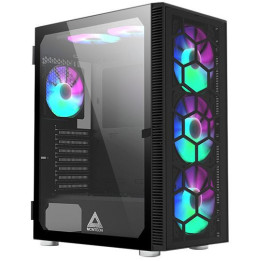 Caixa ATX Montech X3 Glas RGB Vidro Temperado Preto