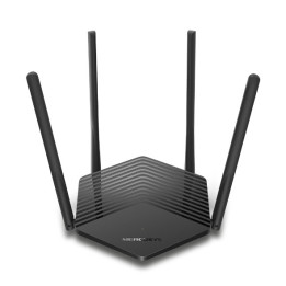 Mercusys MR60X router sem fios Gigabit Ethernet Dual-band (2,4 GHz   5 GHz) Preto