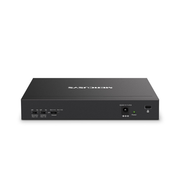 Mercusys MS110P switch de rede Gerido Fast Ethernet (10 100) Power over Ethernet (PoE) Preto