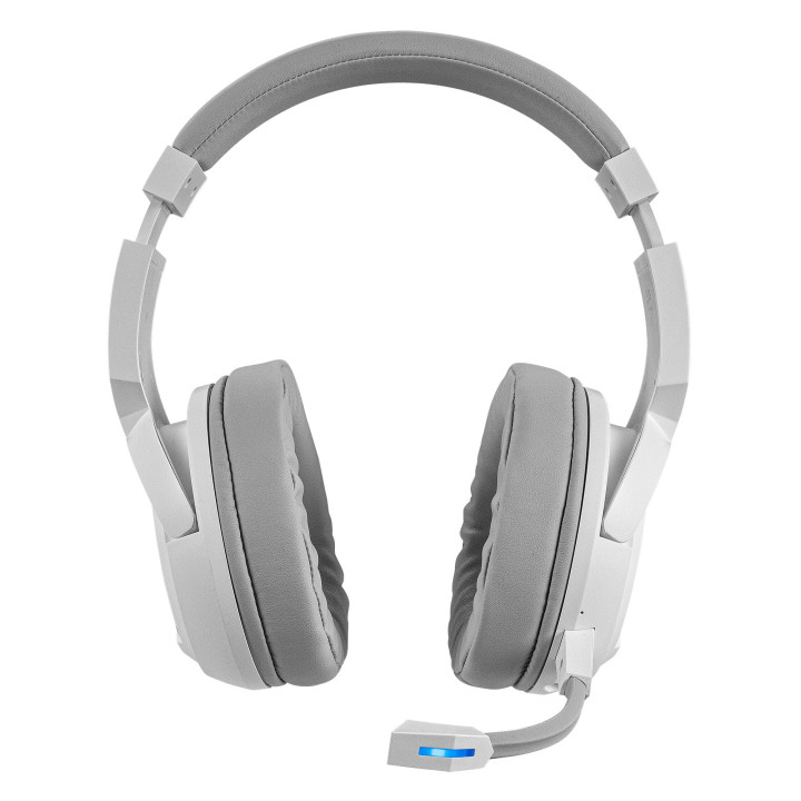 Mars Gaming MHW-100 Auscultadores Com fios e sem fios Fita de cabeça Jogos USB Type-C Branco