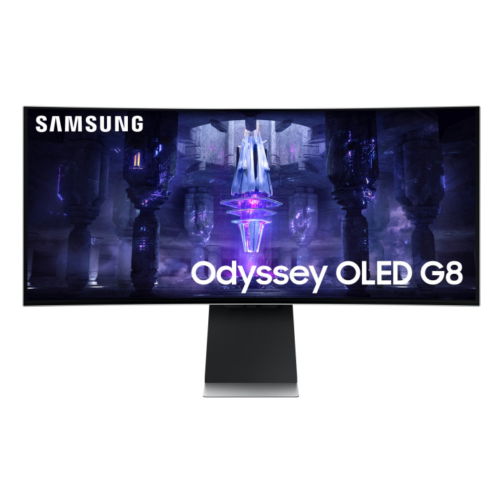 Samsung Odyssey Neo G8 LS34BG850SUXEN monitor de ecrã 86,4 cm (34") 3440 x 1440 pixels UltraWide Quad HD OLED Prateado