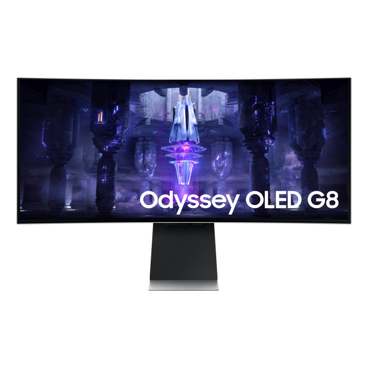 Samsung Odyssey Neo G8 LS34BG850SUXEN monitor de ecrã 86,4 cm (34") 3440 x 1440 pixels UltraWide Quad HD OLED Prateado