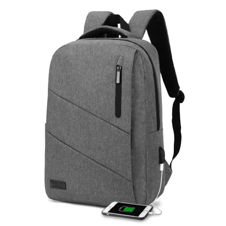 SUBBLIM City Backpack mala para portáteis 39,6 cm (15.6") Mochila Cinzento
