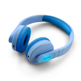 Philips TAK4206BL 00 auscultador Auscultadores Com fios e sem fios Fita de cabeça USB Type-C Bluetooth Azul
