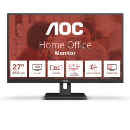 AOC 27E3UM monitor de ecrã 68,6 cm (27") 1920 x 1080 pixels Full HD Preto