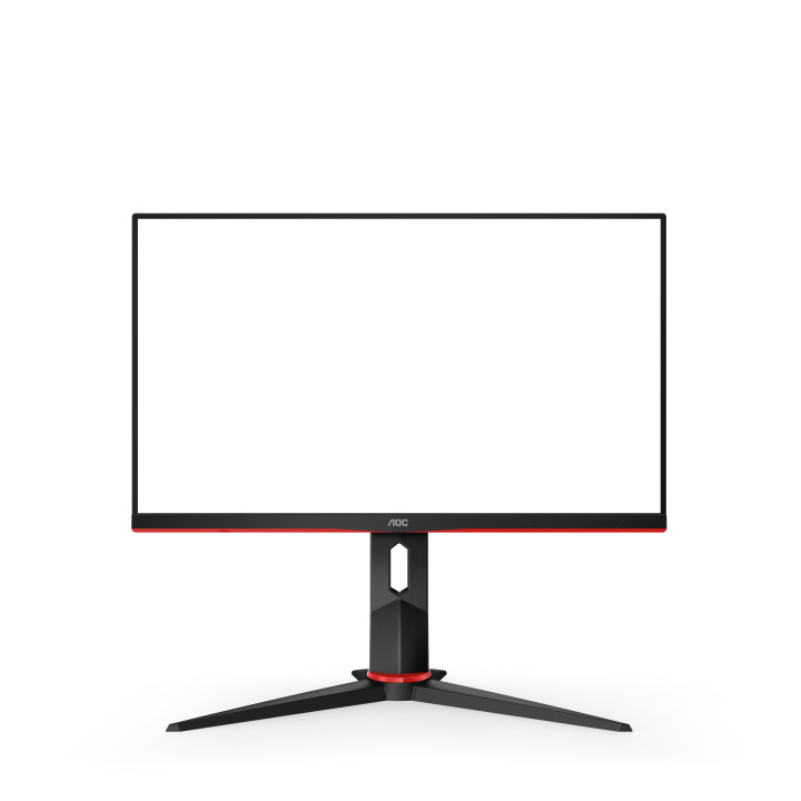 AOC G2 Q24G2A BK monitor de ecrã 60,5 cm (23.8") 2560 x 1440 pixels Preto, Vermelho