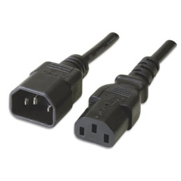Cabo de energia Ewent Extensão VDE C14-C13, M/F, 3.0m