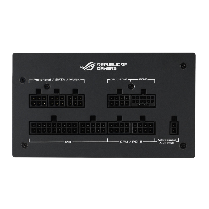 ASUS ROG Strix 850W Gold Aura Edition fonte de alimentação 20+4 pin ATX ATX Preto