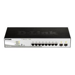 D-Link DGS-1210-10P switch de rede Gerido L2 Gigabit Ethernet (10 100 1000) Power over Ethernet (PoE) 1U Preto