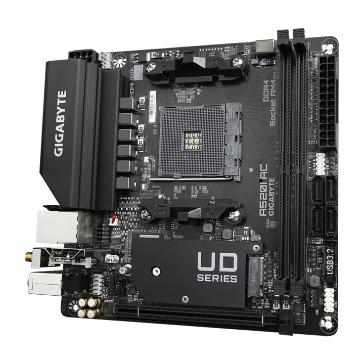 Gigabyte A520I AC motherboard AMD A520 Socket AM4 mini ITX