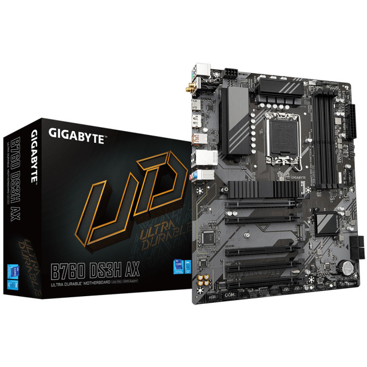 Motherboard Gigabyte B760 DS3H AX Intel B760 LGA 1700 ATX