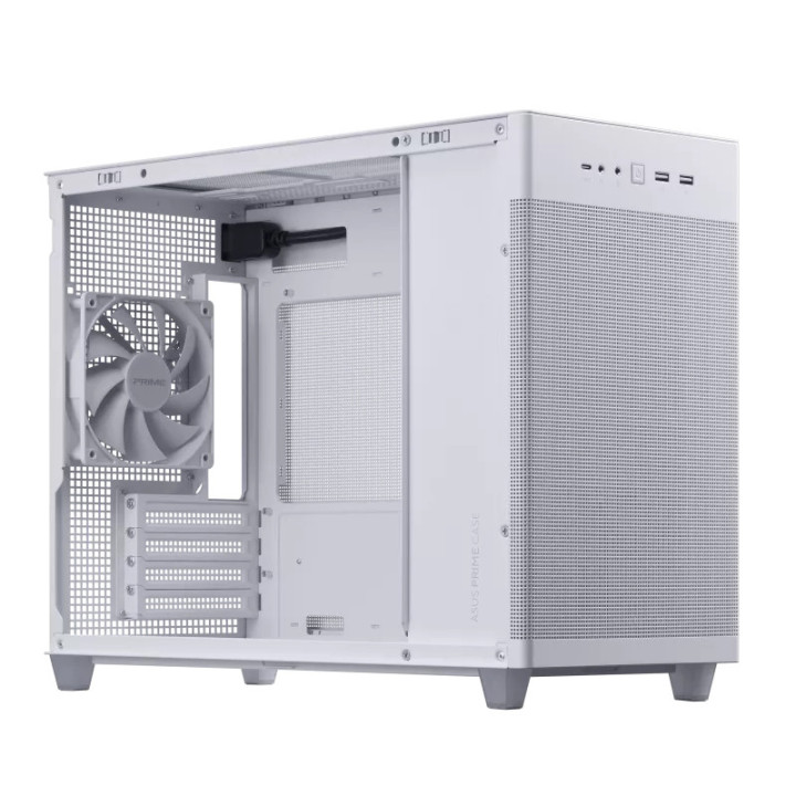 Caixa Micro ATX ASUS AP201 PRIME CASE TG WHITE Branco