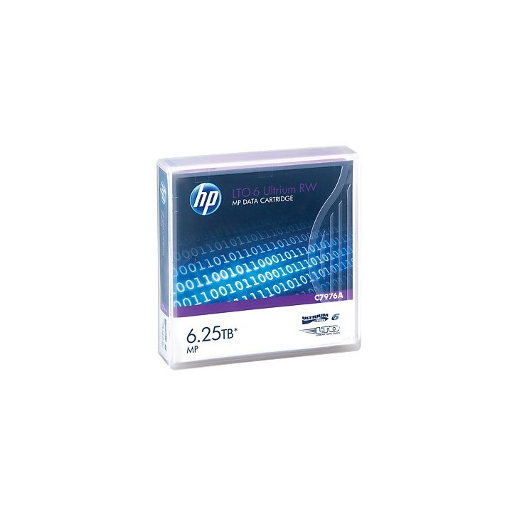 HPE LTO-6 Ultrium RW Fita de dados virgem 6,25 TB 1,27 cm