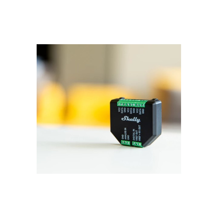 Shelly Plus Add-On Interior exterior Sensor de temperatura Interno Com fios