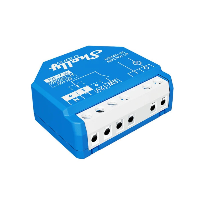 Shelly Wave 1 interruptor elétrico Interruptor inteligente Azul