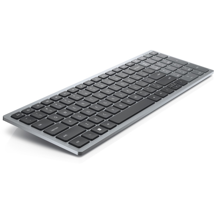DELL KB740 teclado RF Wireless + Bluetooth QWERTY Português Cinzento, Preto