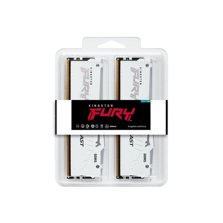 Kingston Technology FURY Beast RGB módulo de memória 64 GB 2 x 32 GB DDR5 5200 MHz