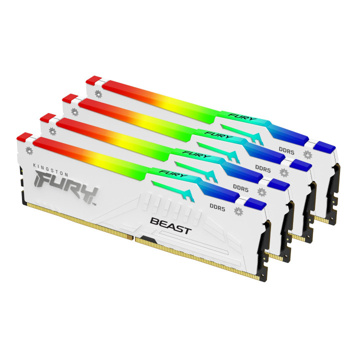 Kingston Technology FURY Beast RGB módulo de memória 128 GB 4 x 32 GB DDR5 5600 MHz