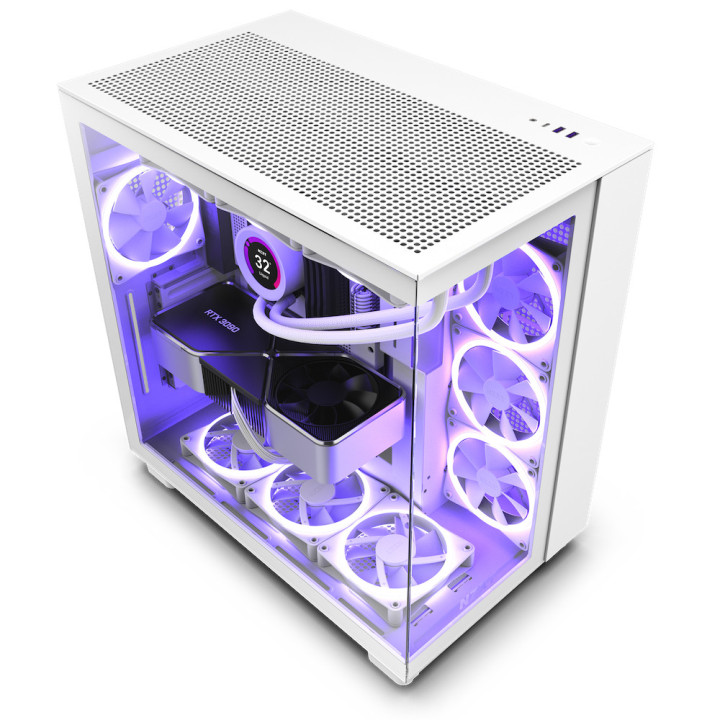 Caixa ATX NZXT H9 All Branco