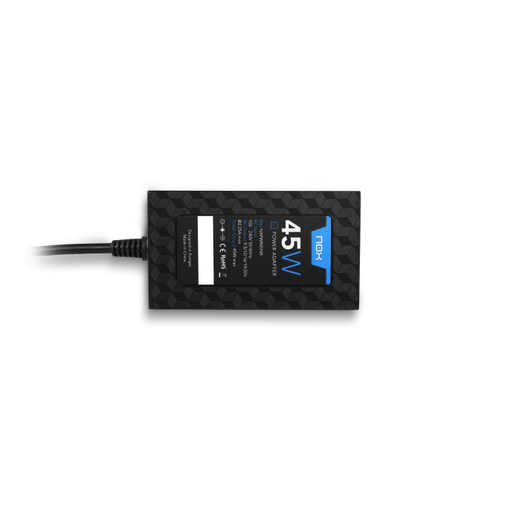NOX NXPWR45NB adaptador e transformador Interior 45 W Preto