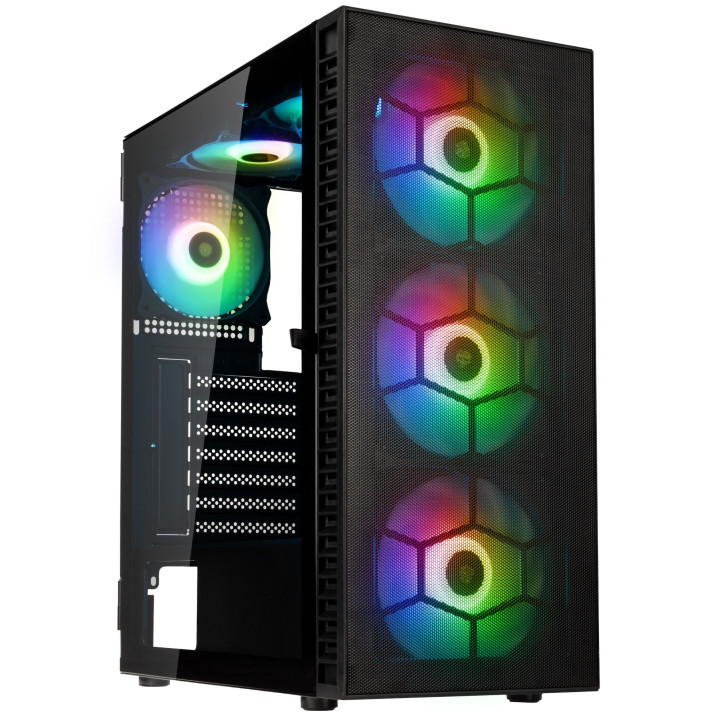 Caixa ATX Kolink Observatory HF Mesh ARGB Preto