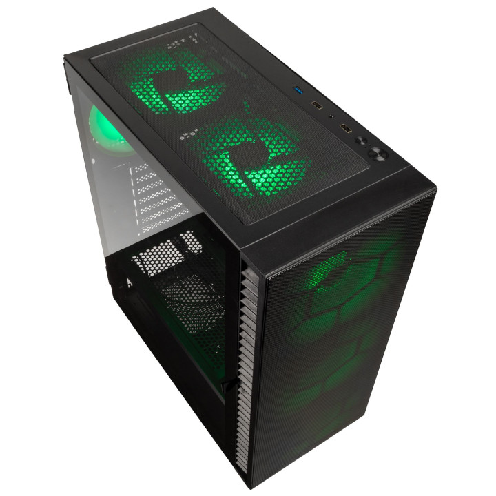 Caixa ATX Kolink Observatory HF Mesh ARGB Preto