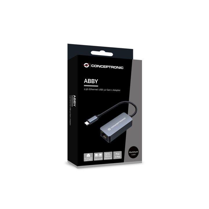 Conceptronic ABBY12GC cartão de rede Ethernet 2500 Mbit/s