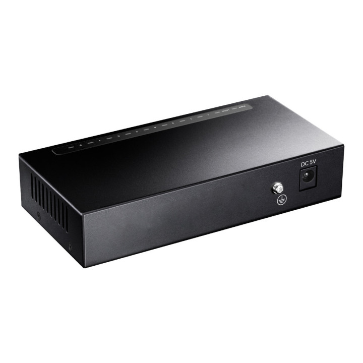 Cudy GS108 switch de rede Gigabit Ethernet (10 100 1000) Preto