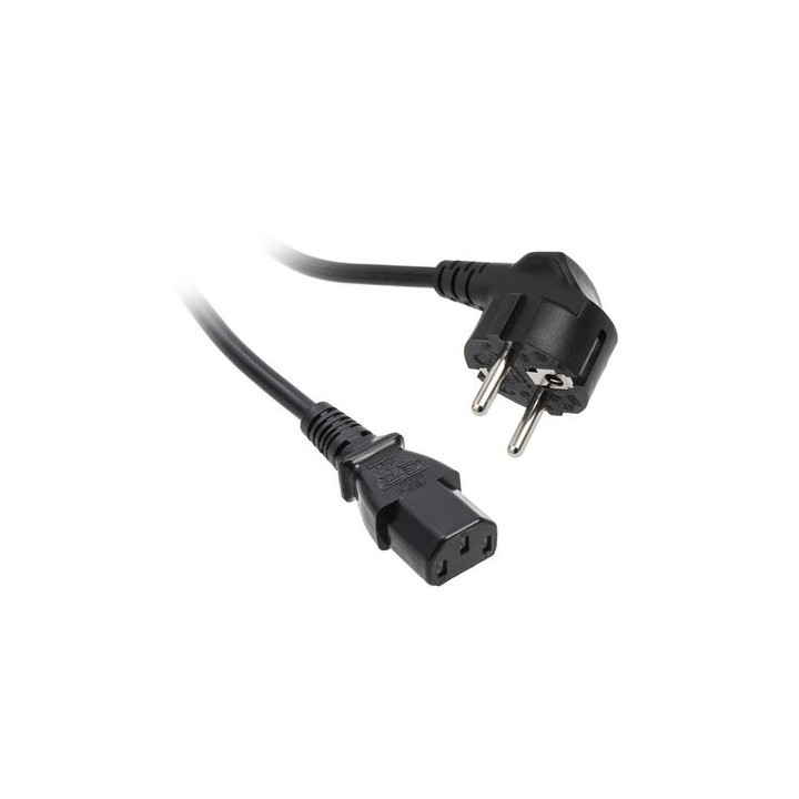 Kolink KKTP01 cabo de energia Preto 1,8 m CEE7 7 Acoplador C13