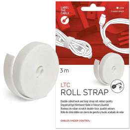 Abraçadeiras LTC Basic Branco 3m