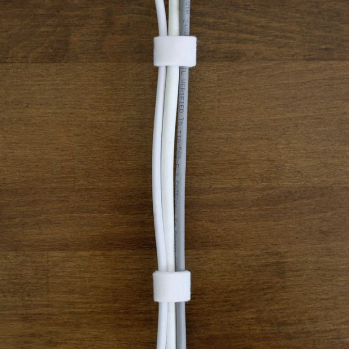 Abraçadeiras LTC Basic Branco 3m