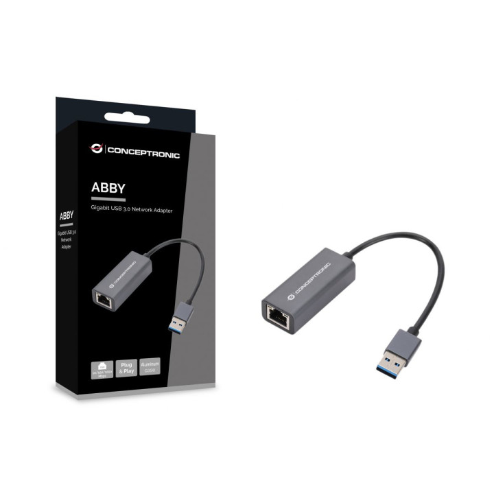 Conceptronic ABBY08G cartão de rede Ethernet 1000 Mbit s