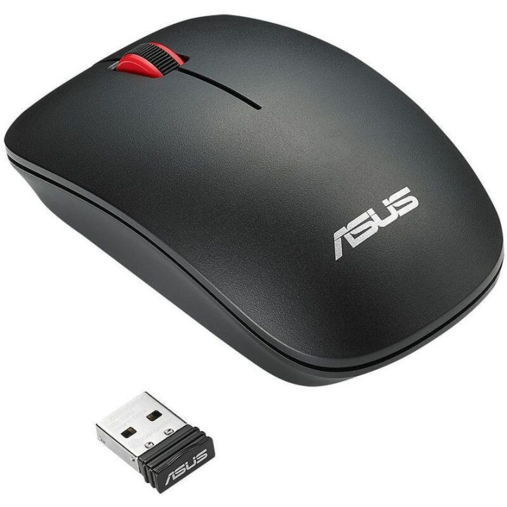 Rato Asus WT300 RF Wireless Preto / Vermelho
